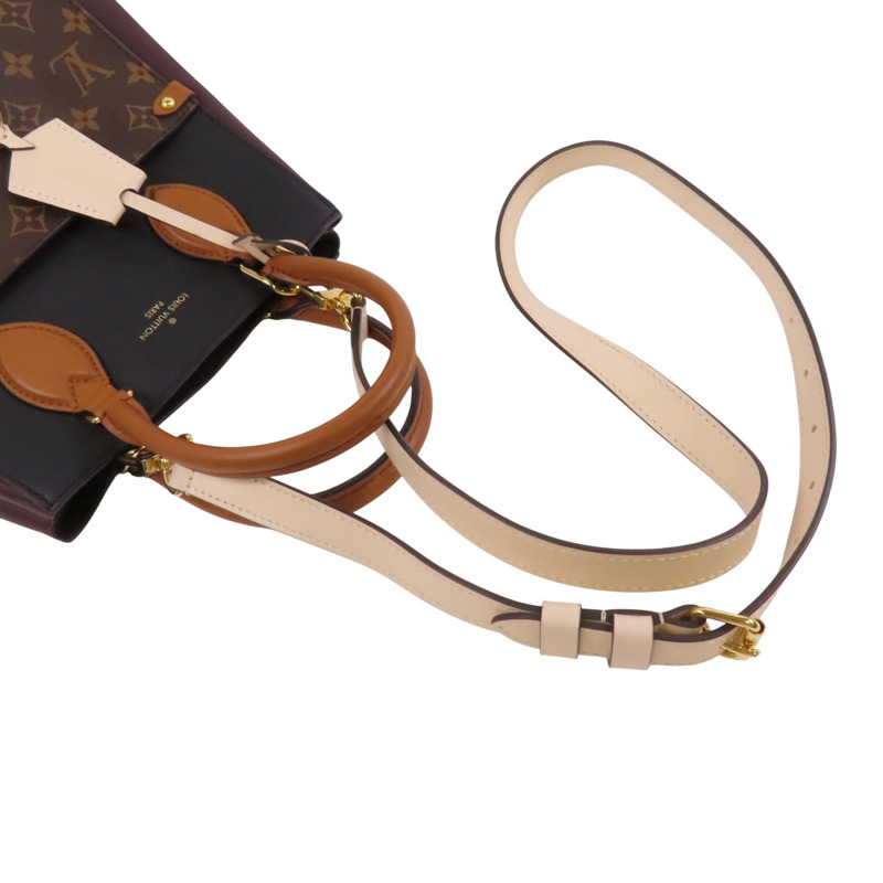LOUIS VUITTON Monogram Fold Tote MM金扣手挽肩背兩用袋-7