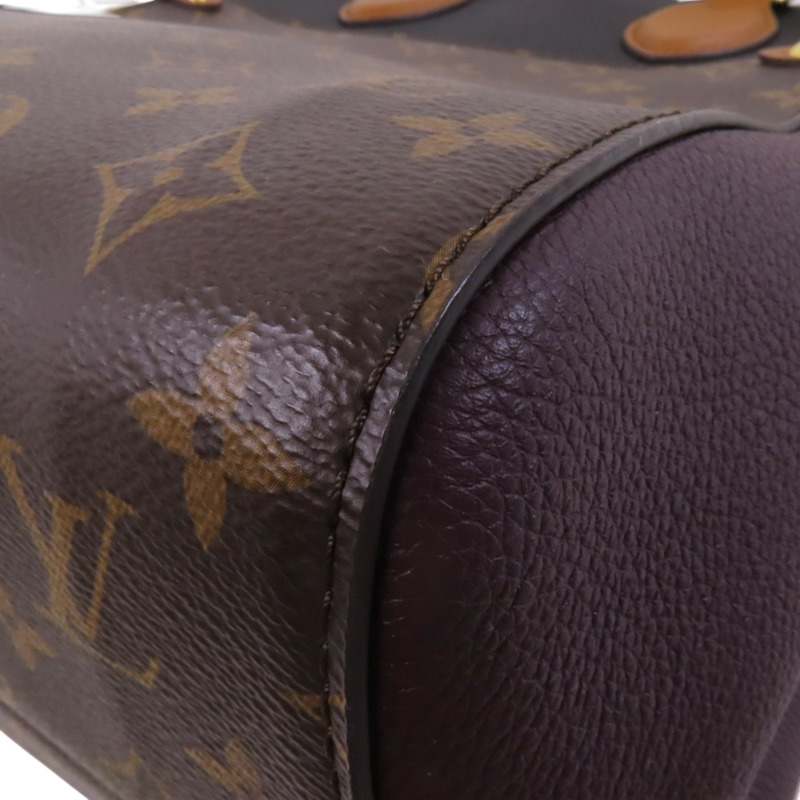 LOUIS VUITTON Monogram Fold Tote MM金扣手挽肩背兩用袋-13