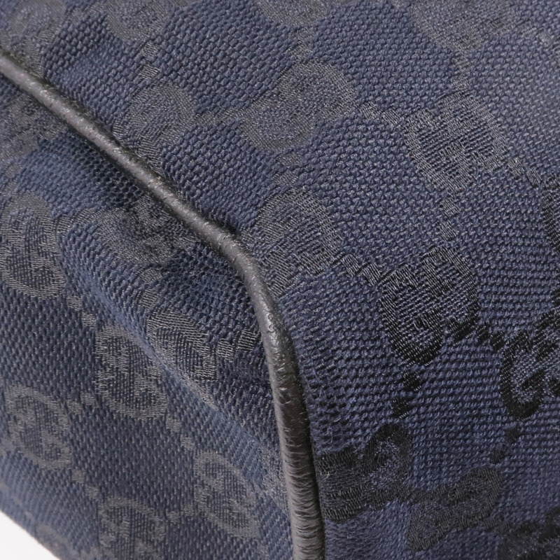 GUCCI 帆布Shoulder Bag銀扣肩背袋-8