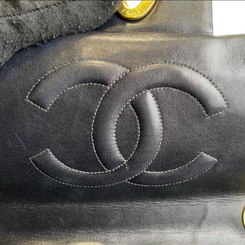 Chanel Vintage 大包 貝嫂包-12