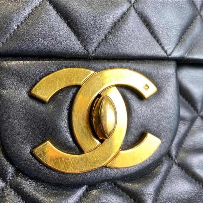 Chanel Vintage 大包 貝嫂包-21