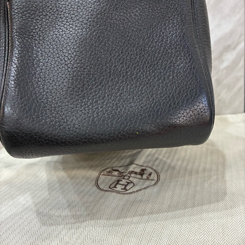 Hermes Lindy30 黑銀 二手品-15
