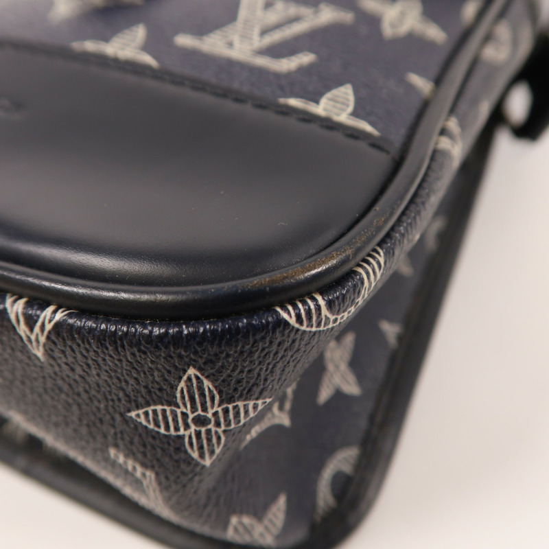 LOUIS VUITTON Monogram Savannah Messenger BB銀扣肩背袋-8