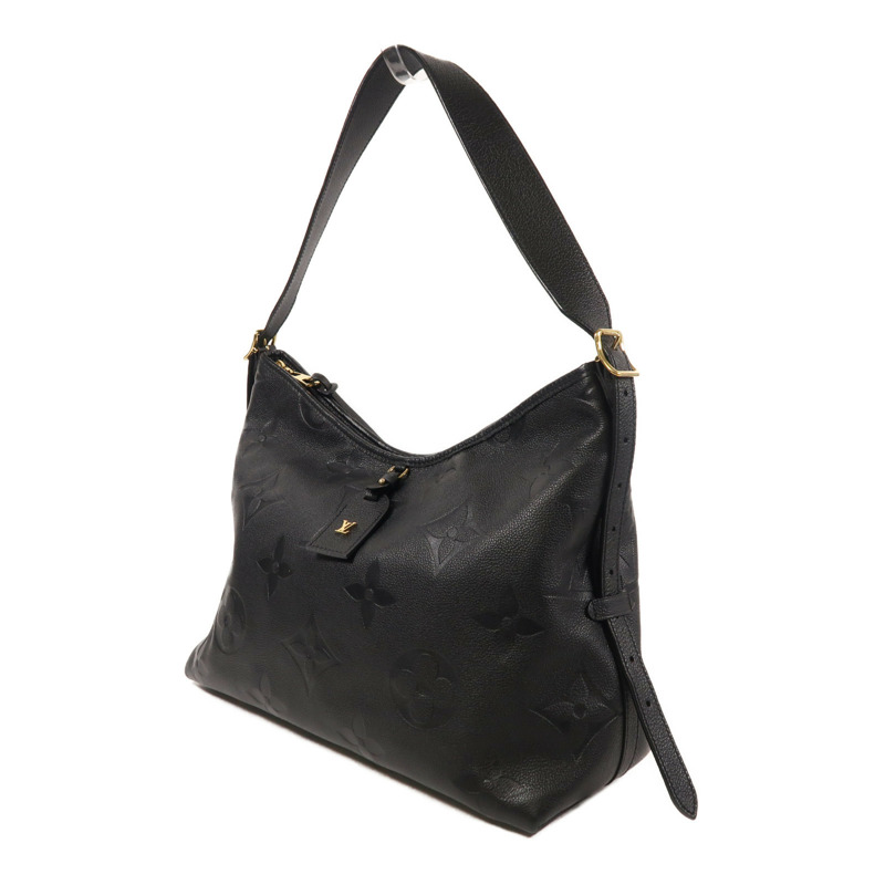 LOUIS VUITTON Monogram Empreinte CarryAll MM金扣肩背袋-2