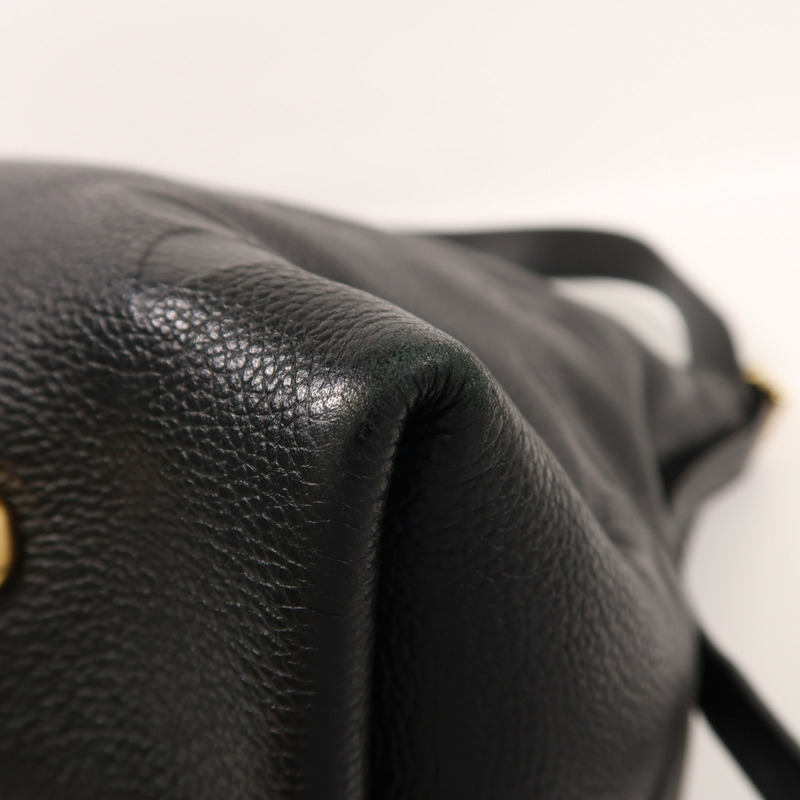 LOUIS VUITTON Monogram Empreinte CarryAll MM金扣肩背袋-8