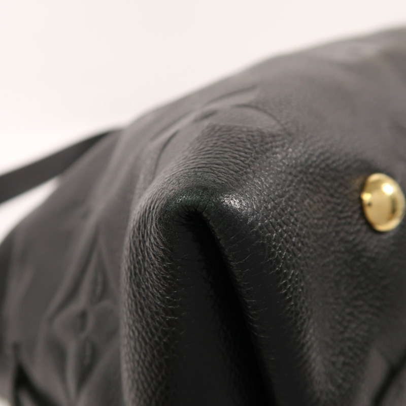 LOUIS VUITTON Monogram Empreinte CarryAll MM金扣肩背袋-9