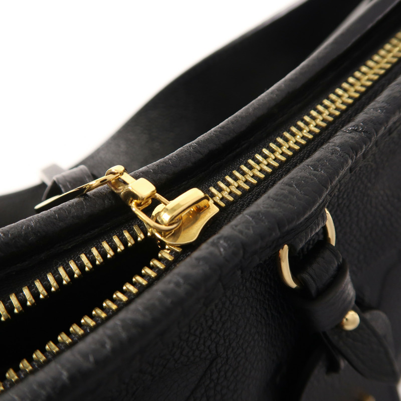 LOUIS VUITTON Monogram Empreinte CarryAll MM金扣肩背袋-12