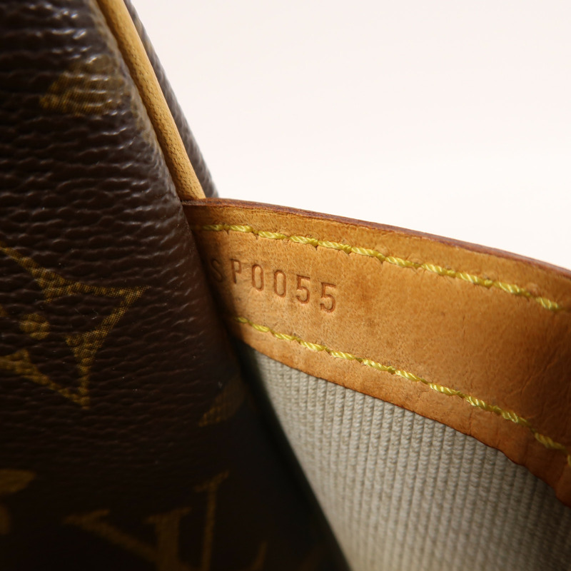 LOUIS VUITTON Monogram Reporter PM金扣肩背袋棕色-7