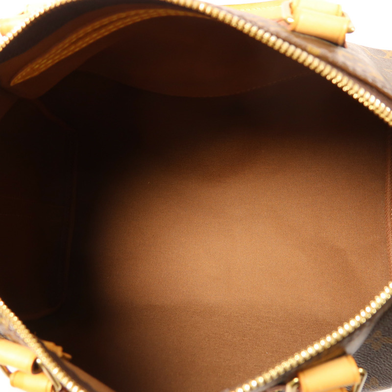 LOUIS VUITTON Monogram Speedy Bandouliere 30金扣手挽肩背兩用袋-4