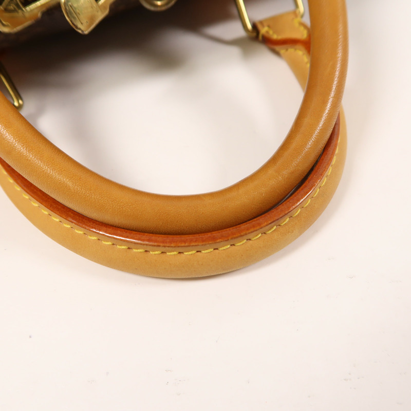 LOUIS VUITTON Monogram Speedy Bandouliere 30金扣手挽肩背兩用袋-16