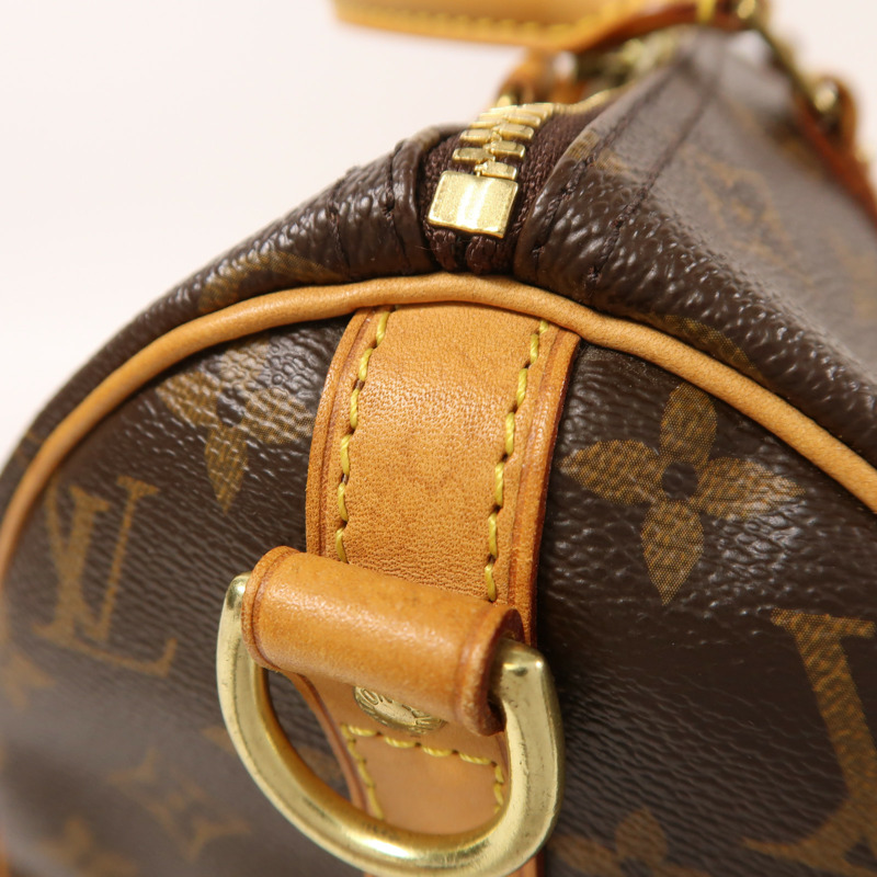 LOUIS VUITTON Monogram Speedy Bandouliere 30金扣手挽肩背兩用袋-17