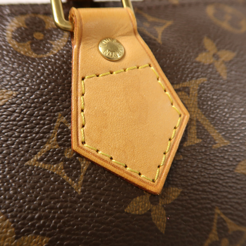 LOUIS VUITTON Monogram Speedy Bandouliere 30金扣手挽肩背兩用袋-18