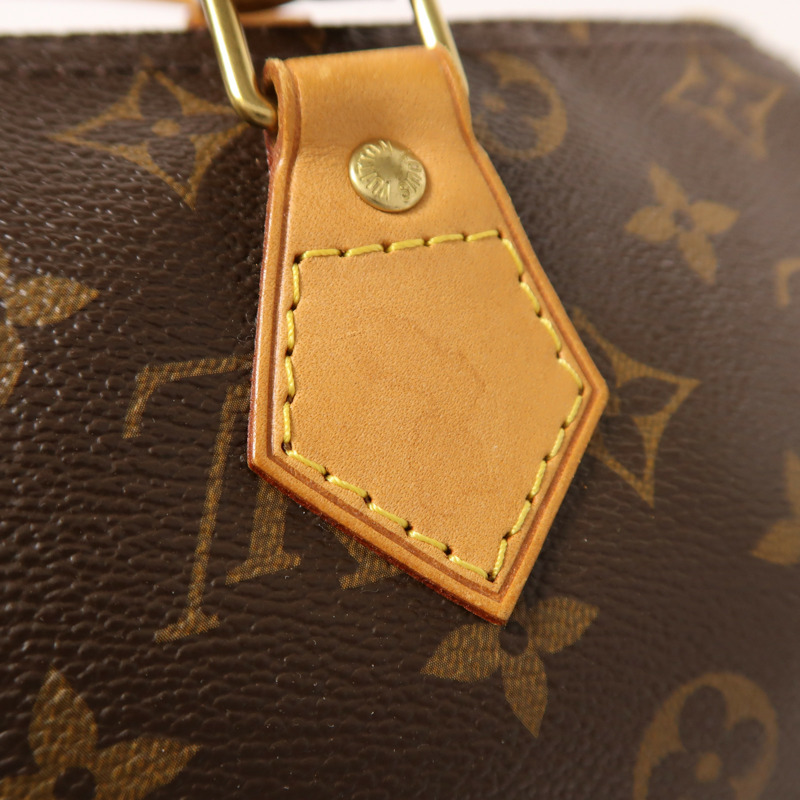 LOUIS VUITTON Monogram Speedy Bandouliere 30金扣手挽肩背兩用袋-19