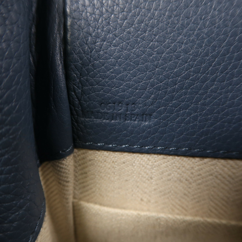 LOEWE 牛皮皮革Mini Hammock銀扣手挽肩背兩用袋-6