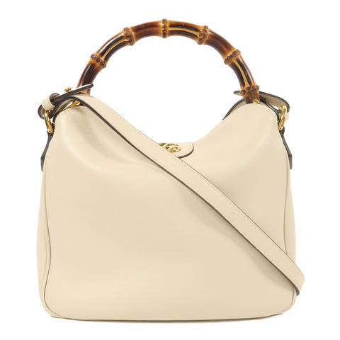 GUCCI 牛皮皮革Diana Small金扣手挽肩背兩用袋