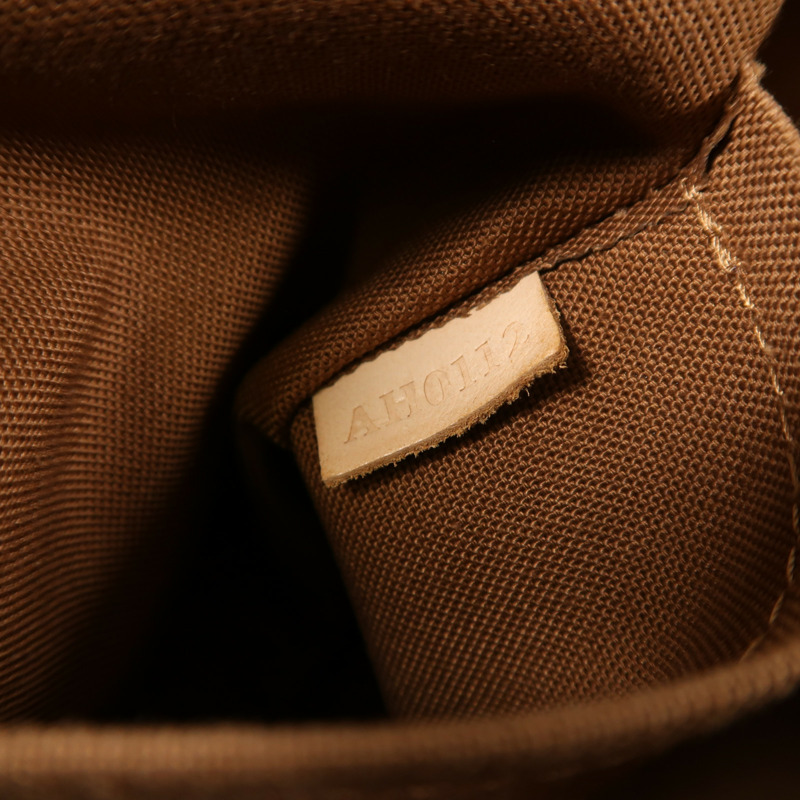 LOUIS VUITTON Monogram Tivoli PM金扣手挽袋棕色-6