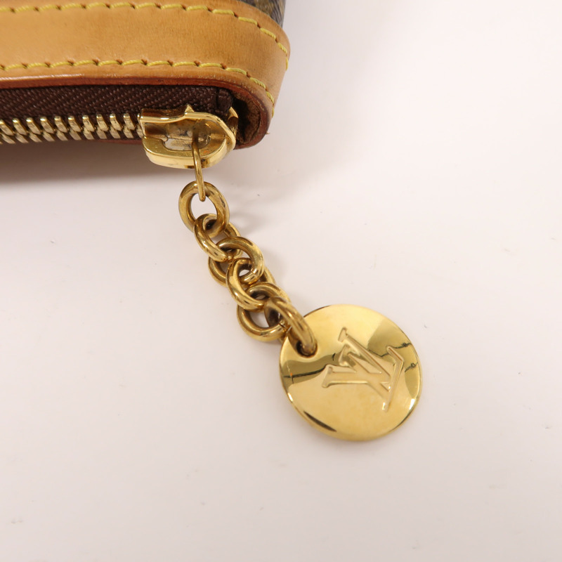 LOUIS VUITTON Monogram Tivoli PM金扣手挽袋棕色-12