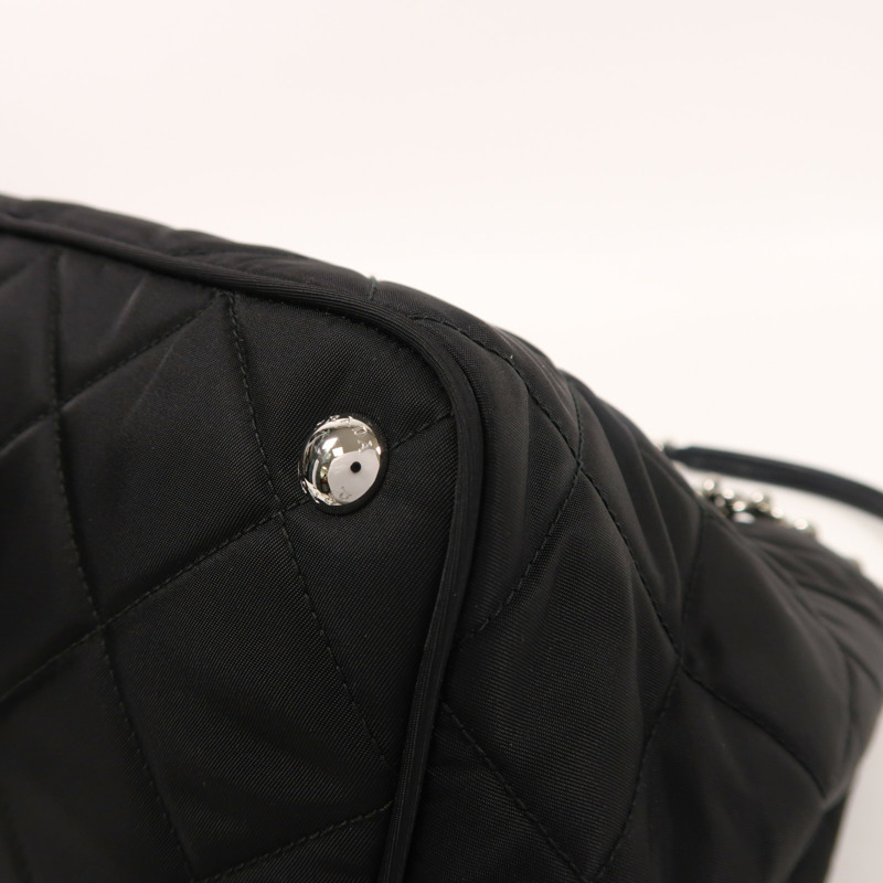PRADA 尼龍2 Way Shoulder銀扣手挽肩背兩用袋-13