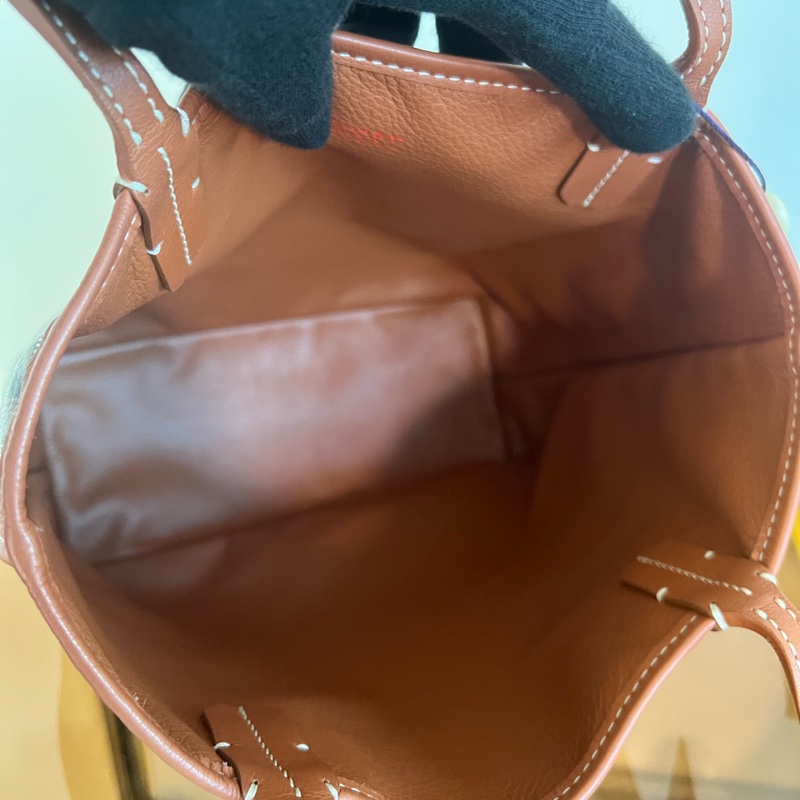 #全網最便宜#極新#超級火 Goyard 迷你Tote 托特包 焦糖色-12