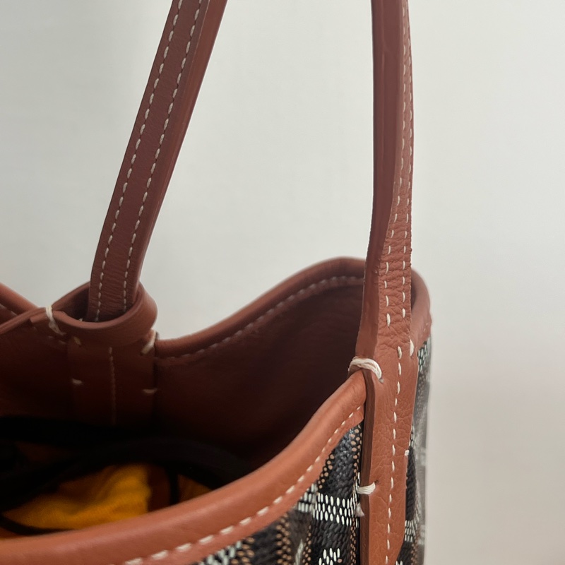 #全網最便宜#極新#超級火 Goyard 迷你Tote 托特包 焦糖色-22