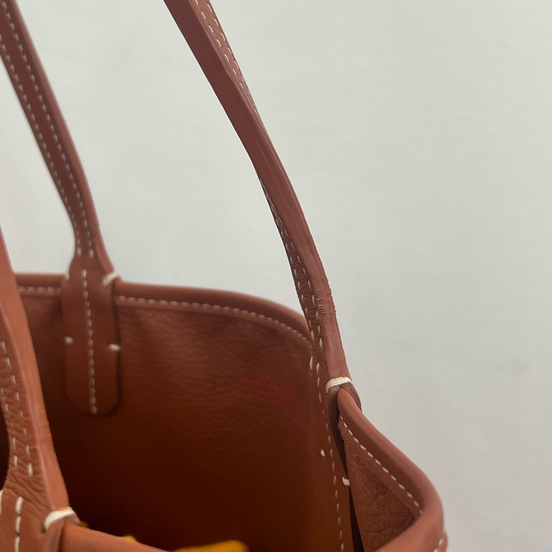 #全網最便宜#極新#超級火 Goyard 迷你Tote 托特包 焦糖色-23