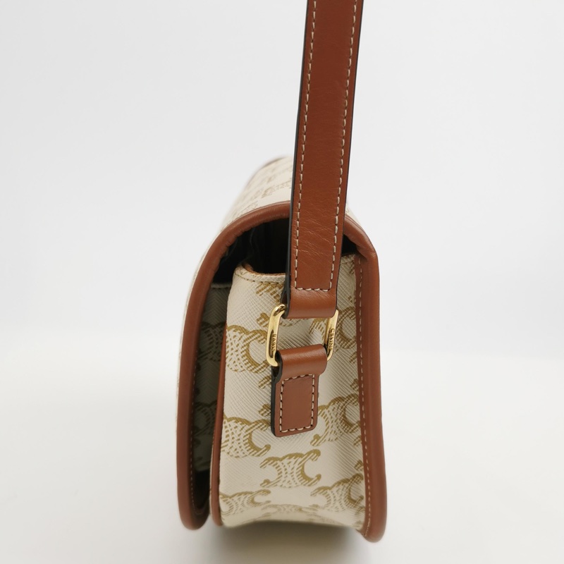 Celine Folco中號牛皮水滴形扣飾肩背包 斜背包-2