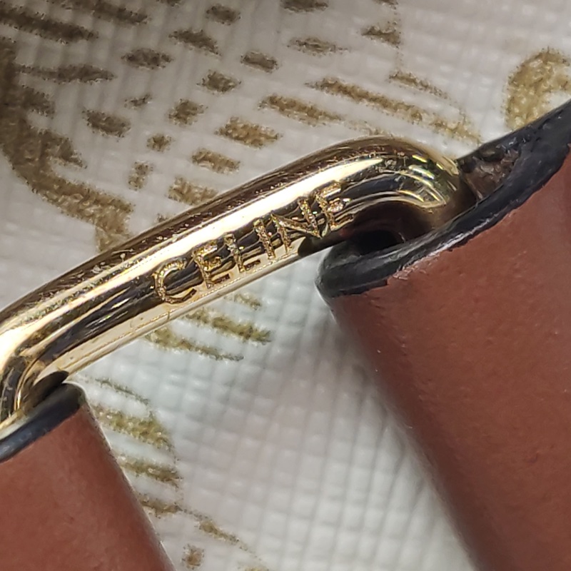 Celine Folco中號牛皮水滴形扣飾肩背包 斜背包-12