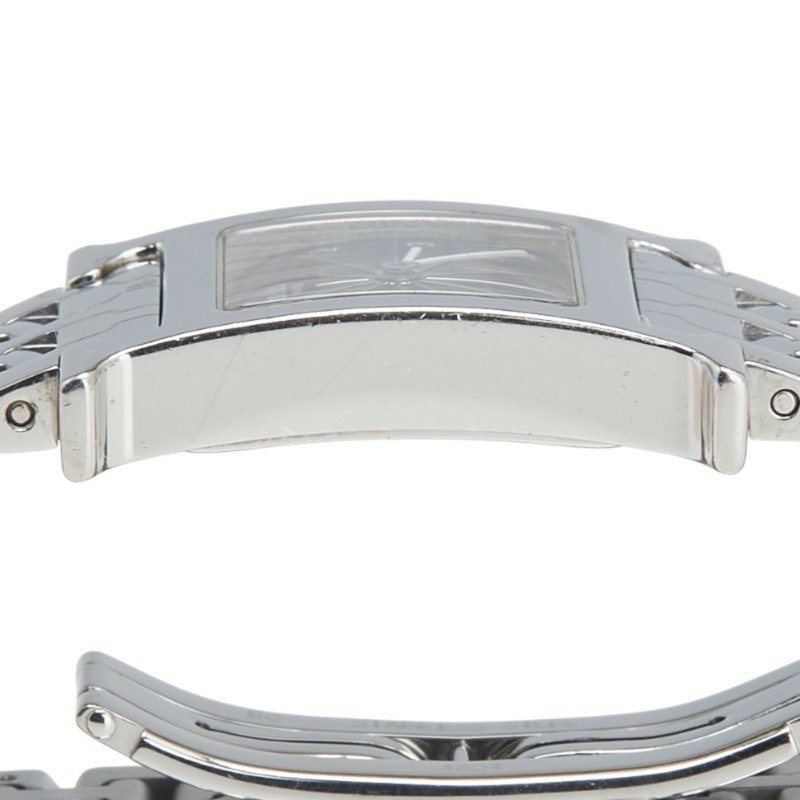 Hermès H 腕錶 HH1.210 石英錶,黑色錶盤,不鏽鋼,女士-5