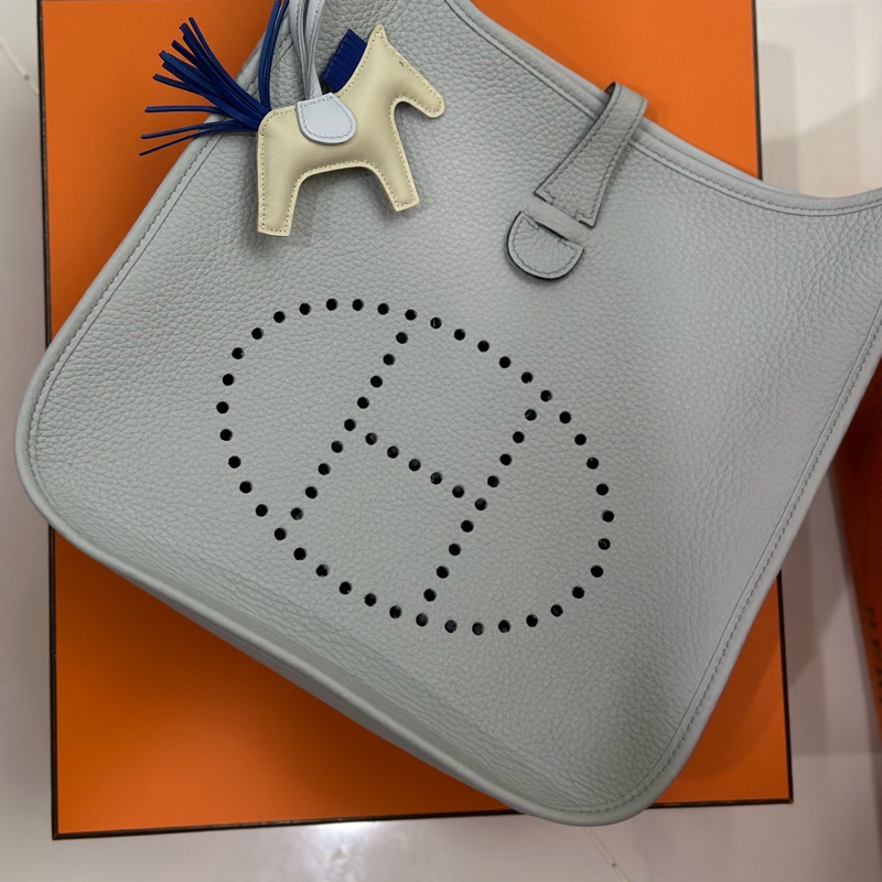 愛馬仕 Evelyn29 冰川藍-2