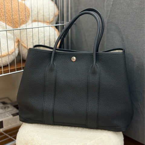 （閒置品等級🆕） Hermes Garden Party 36 黑色
