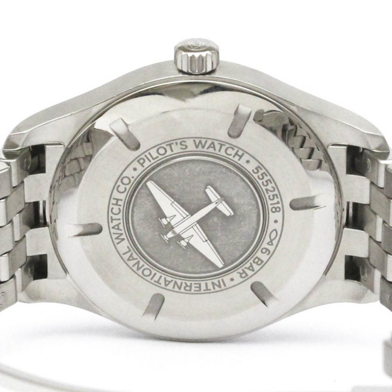 IWC 萬國飛行員腕錶自動不鏽鋼男士運動腕錶 IW327011-5