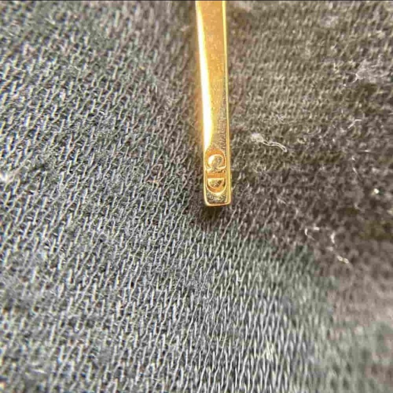 Dior 垂墜 珍珠 耳環 耳針-11