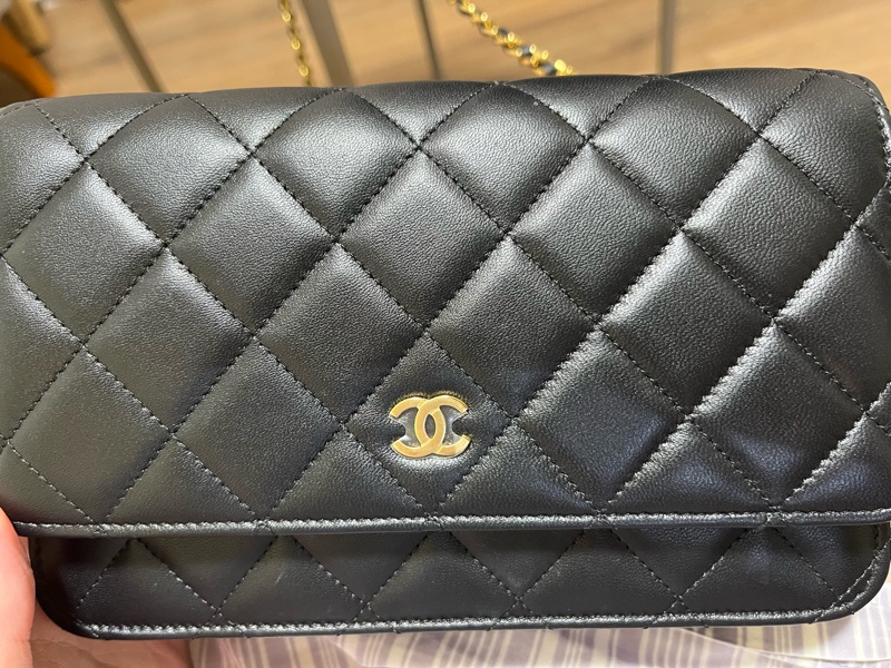 Chanel 羊皮WOC 黑金 24年 95新-1