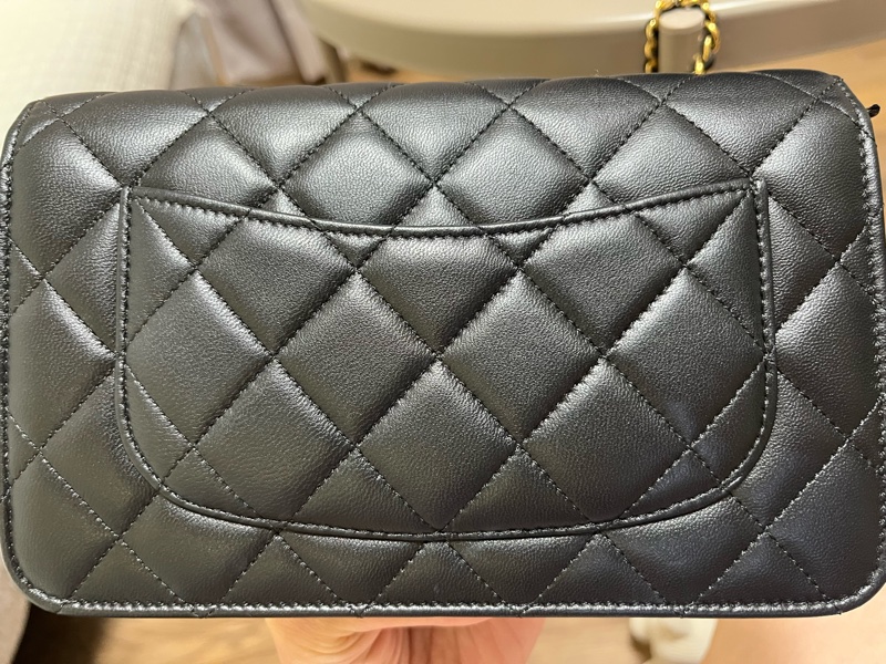 Chanel 羊皮WOC 黑金 24年 95新-2