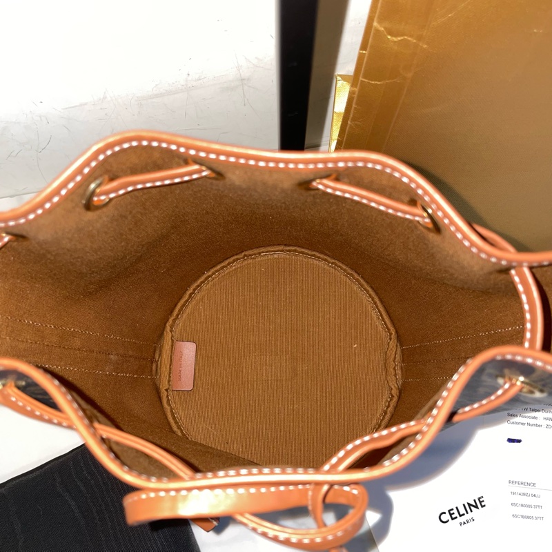🈶️購證❤️ celine #棕花 #水桶包 #mini #新款-6