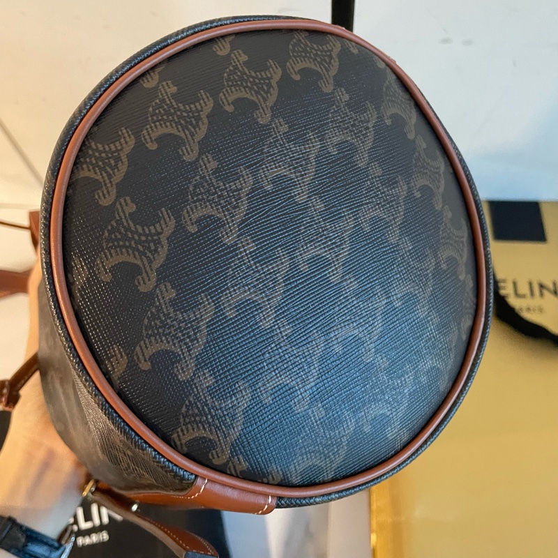 🈶️購證❤️ celine #棕花 #水桶包 #mini #新款-7