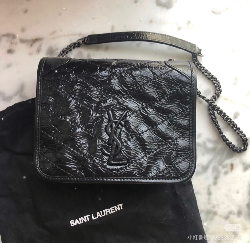 全配❤️ ysl #黑銀 #niki #chain #woc-0