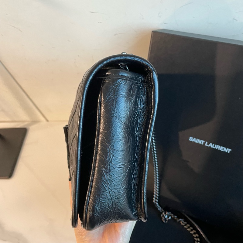 全配❤️ ysl #黑銀 #niki #chain #woc-2