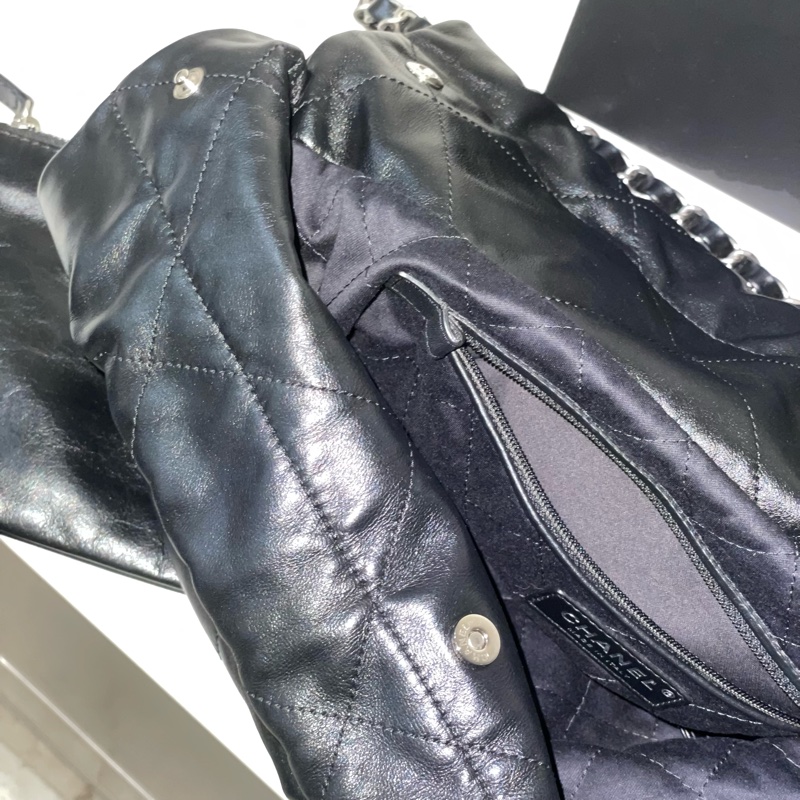 全配❤️ 香奈兒 #黑色 #銀字 #22bag #小號-20