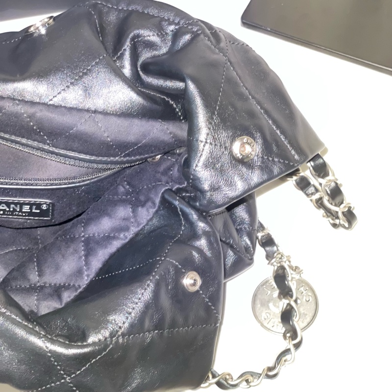 全配❤️ 香奈兒 #黑色 #銀字 #22bag #小號-21