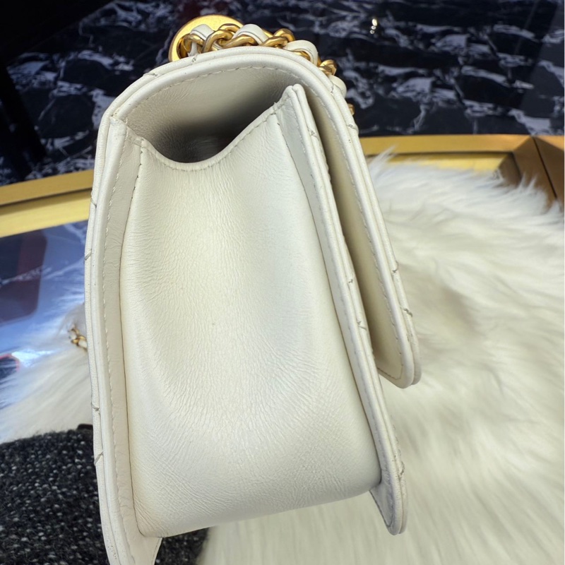 全配❤️ 香奈兒 #白金 #雙金珠 #雙金球 #cf22-7