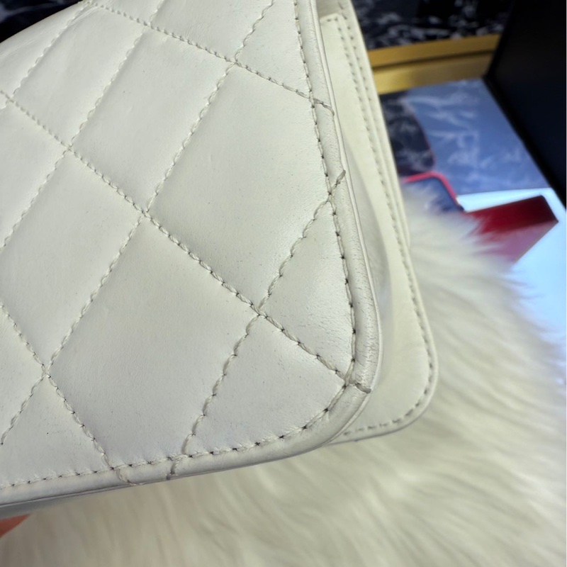 全配❤️ 香奈兒 #白金 #雙金珠 #雙金球 #cf22-16