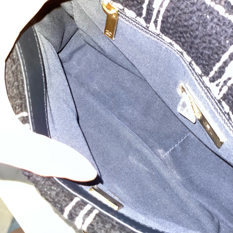 閒置全配芯片款🌟#chanel #黑金 #毛呢 #19bag #小號-14