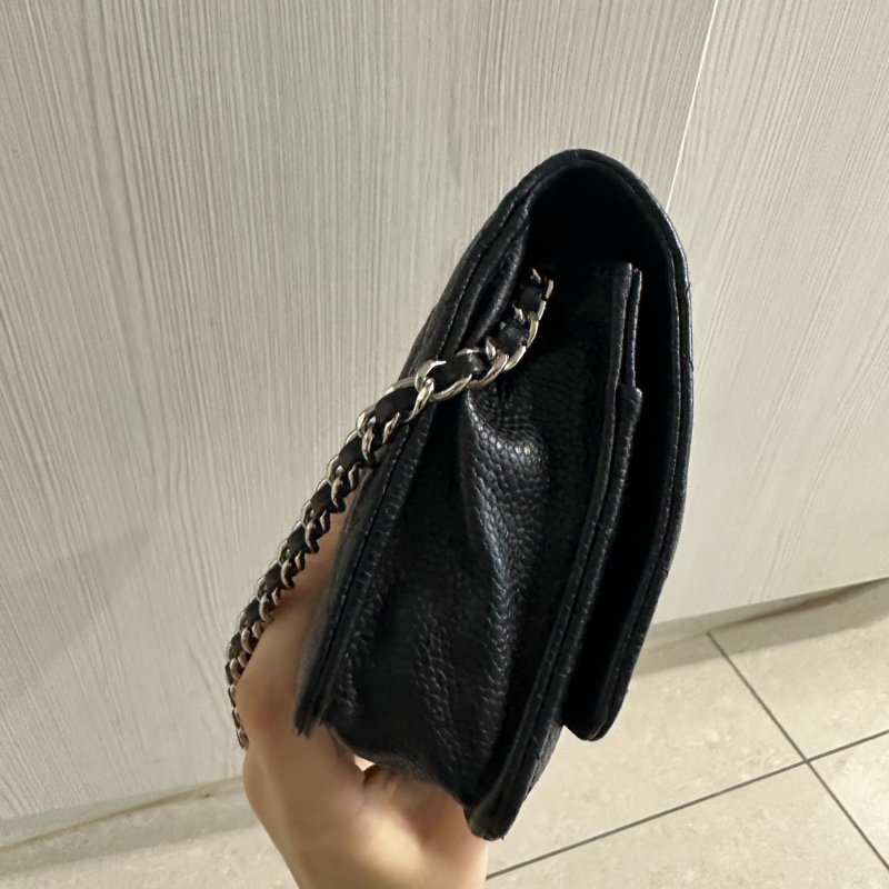 全配❤️ 香奈兒 #黑銀 #荔枝皮 #woc #chanel-7