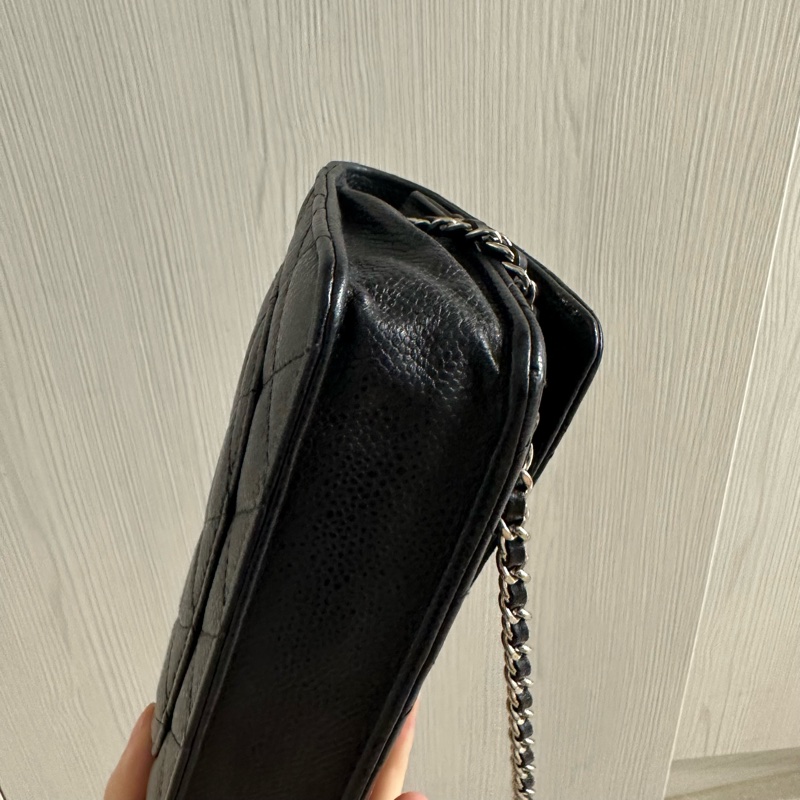 全配❤️ 香奈兒 #黑銀 #荔枝皮 #woc #chanel-11