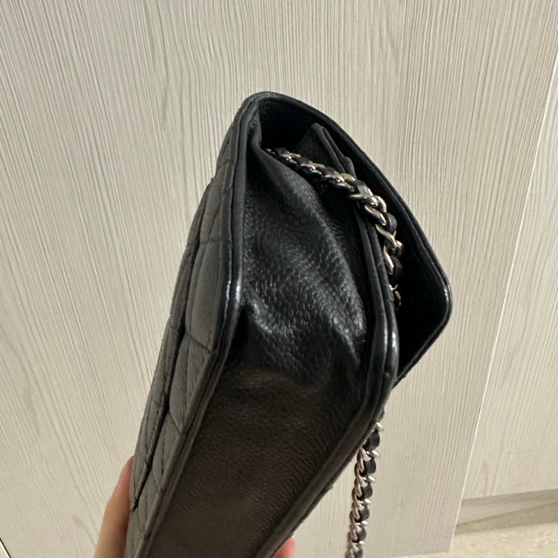 全配❤️ 香奈兒 #黑銀 #荔枝皮 #woc #chanel-12