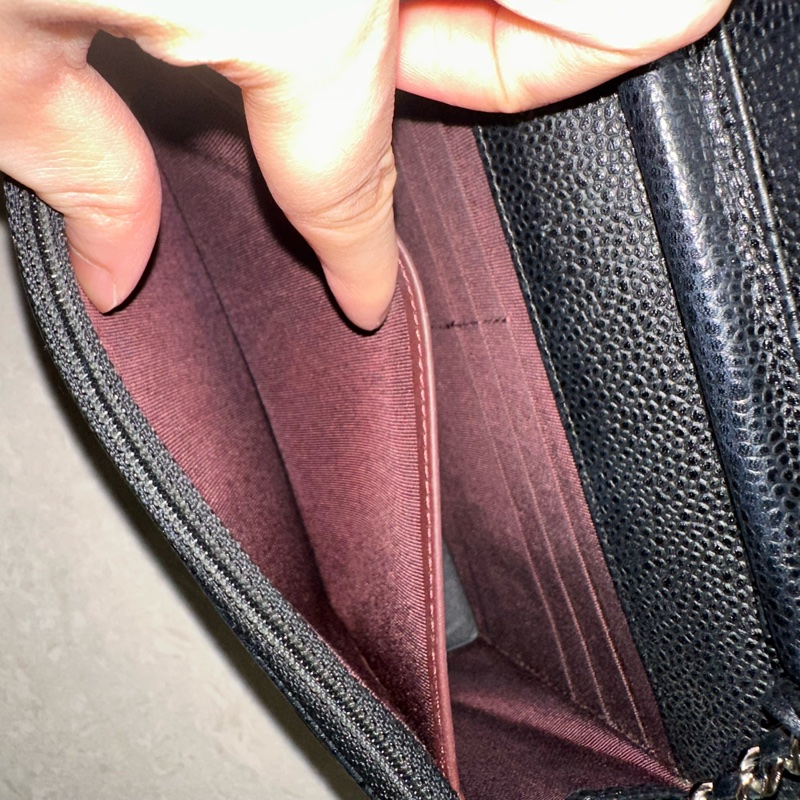 全配❤️ 香奈兒 #黑銀 #荔枝皮 #woc #chanel-31