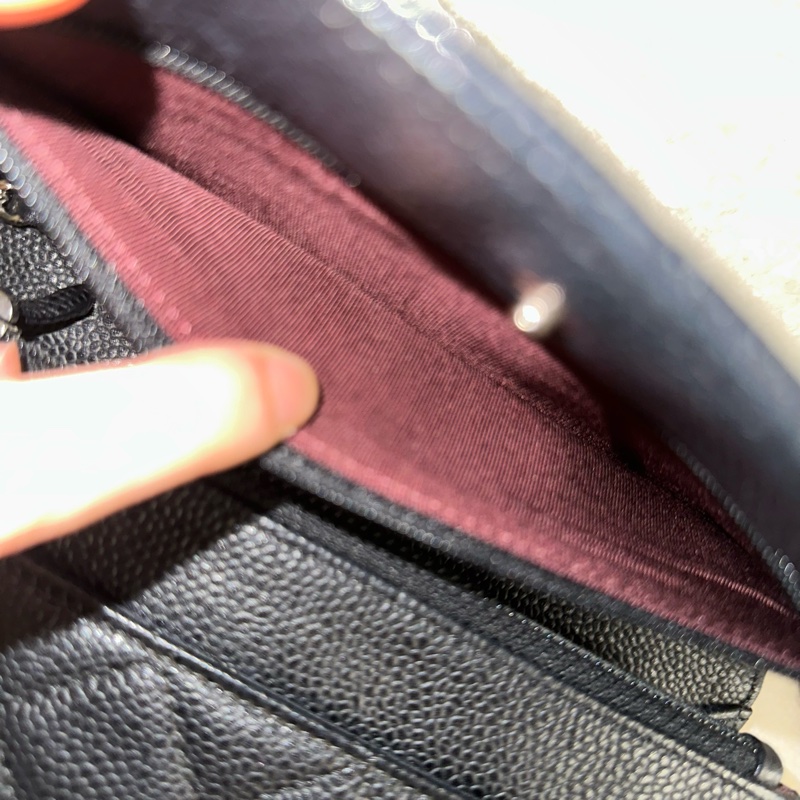 全配❤️ 香奈兒 #黑銀 #荔枝皮 #woc #chanel-44