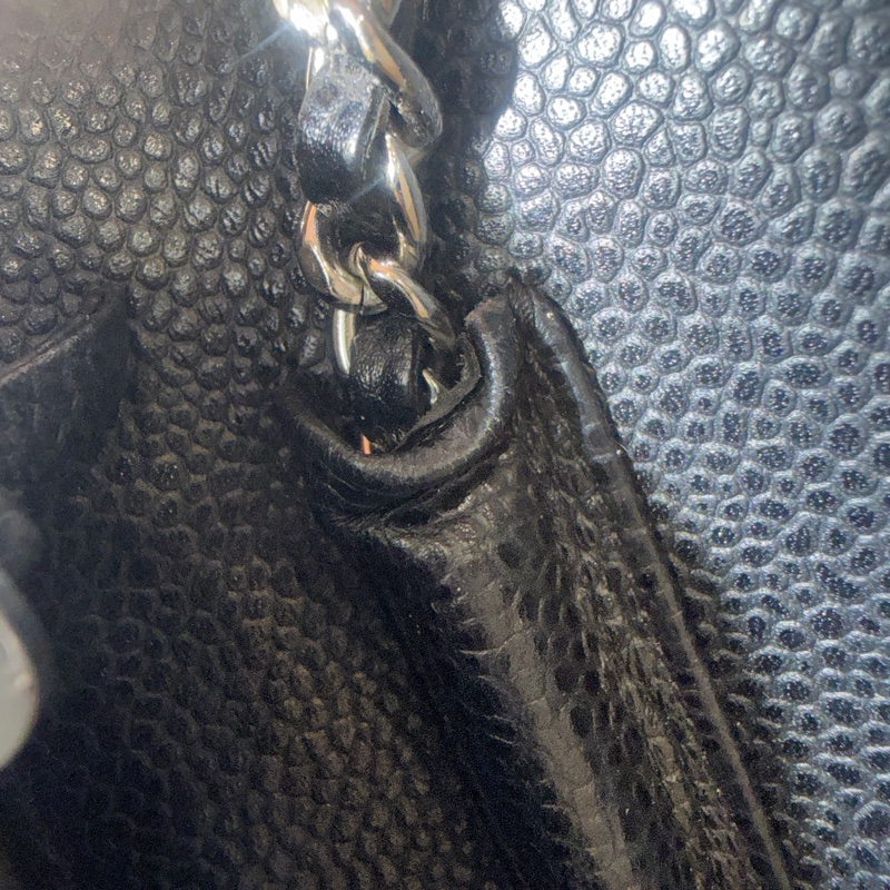 全配❤️ 香奈兒 #黑銀 #荔枝皮 #woc #chanel-47