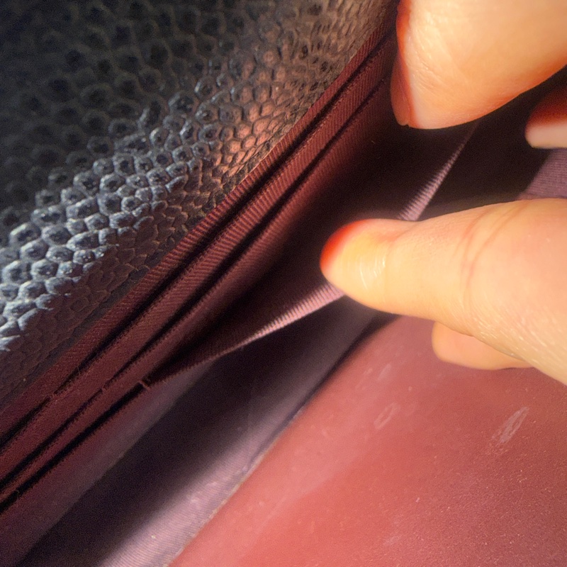 全配❤️ 香奈兒 #黑銀 #荔枝皮 #woc #chanel-62